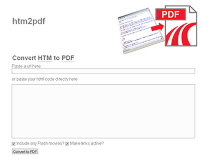 htm2pdf, Convertir vos pages Web en PDF